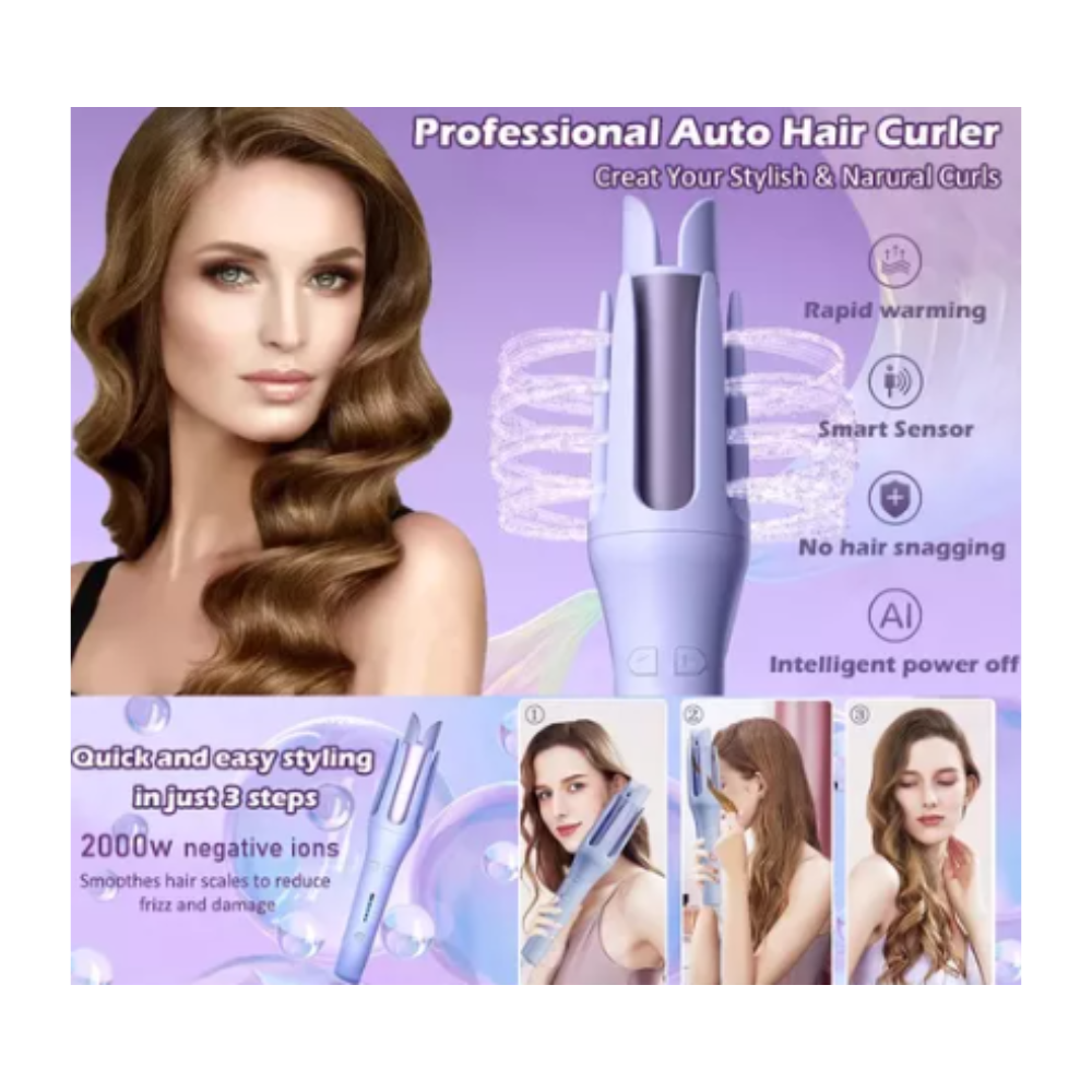 Rizadora de pelo 3 en 1