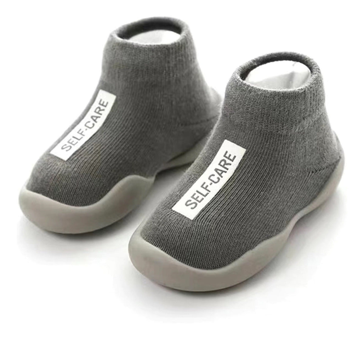 Zapato/botín Bebe Tipo Media Zuela En Goma Suave